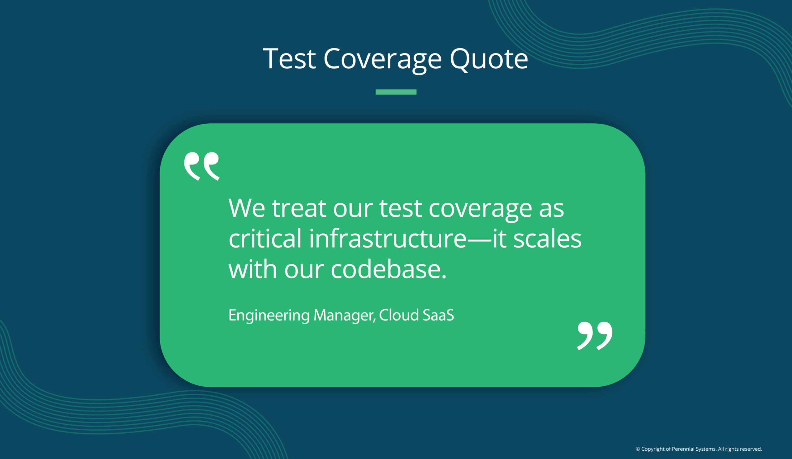 Test Coverage Quote Test Coverage Quote