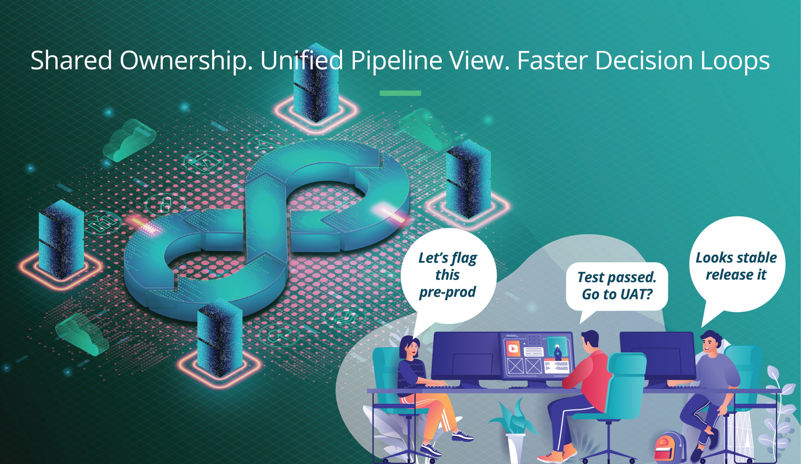 Shared Ownership. Unified Pipeline View. Faster Descision Loops Shared Ownership. Unified Pipeline View. Faster Descision Loops